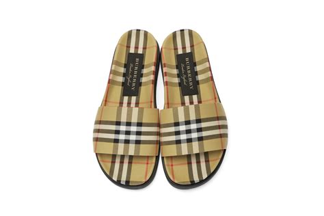 burberry ashmore slides mens 6 1 2|Shop Burberry Ashmore Check Slides .